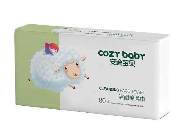 安逸寶貝棉柔巾立體圖